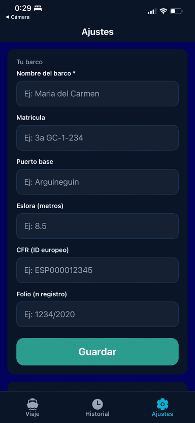 Configura tu barco